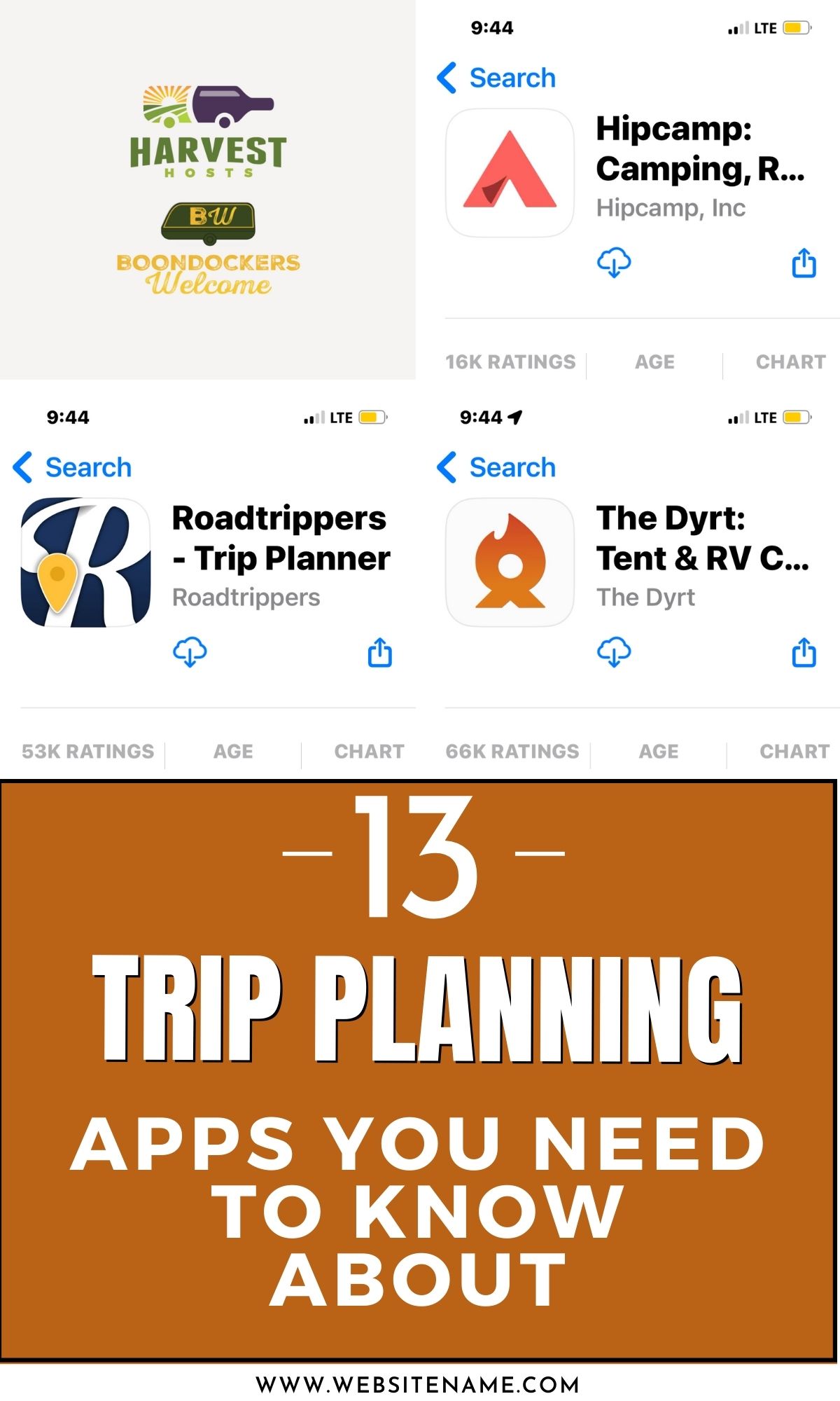 RV Trip Planning Apps 