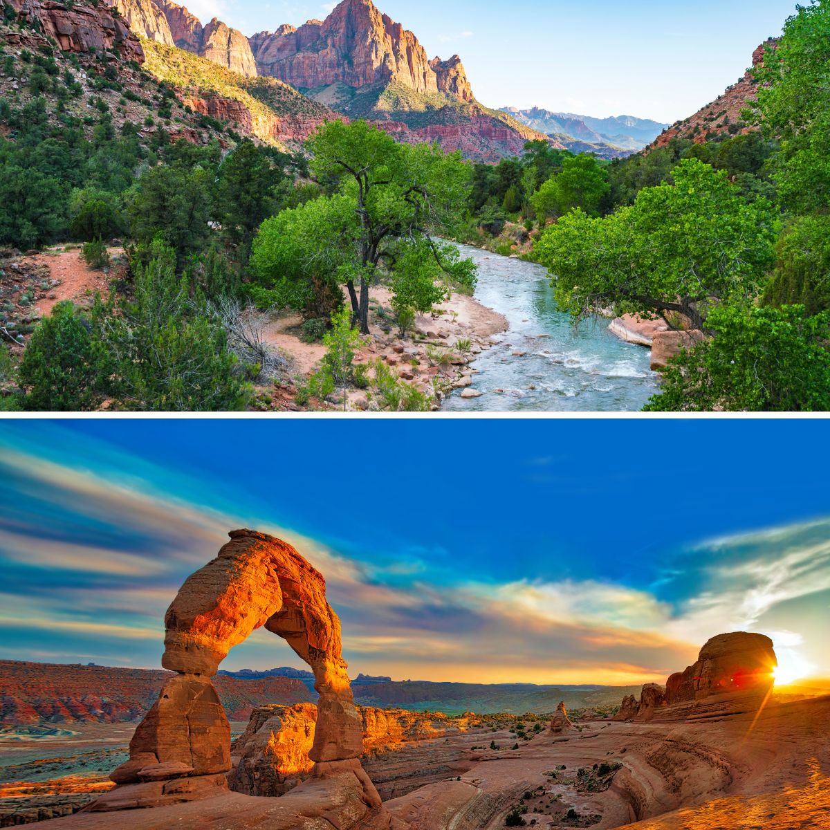 Explore Utah's stunning national parks like Arches and Zion, offering breathtaking natural beauty.