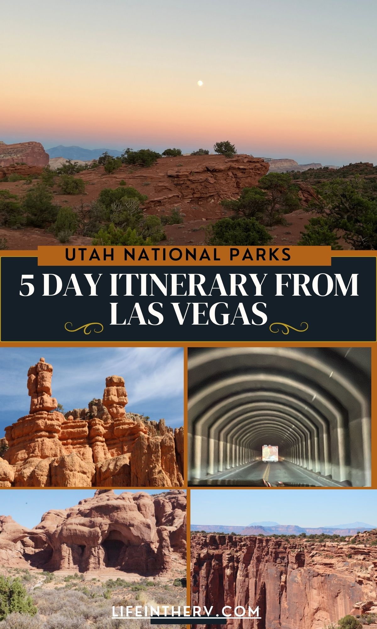 Utah National Parks 5-Day Itinerary from Las Vegas